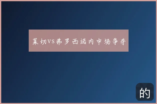 莱切vs弗罗西诺内中场争夺